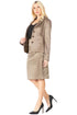 Majestic Sateen Two-Piece Skirt Suit Jacket